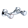 Chrome Finish Brass Material X9567S2 Exposed Dual Handle Shower Mixer1