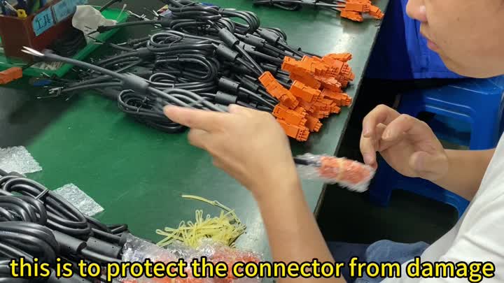 Connector wikkelen