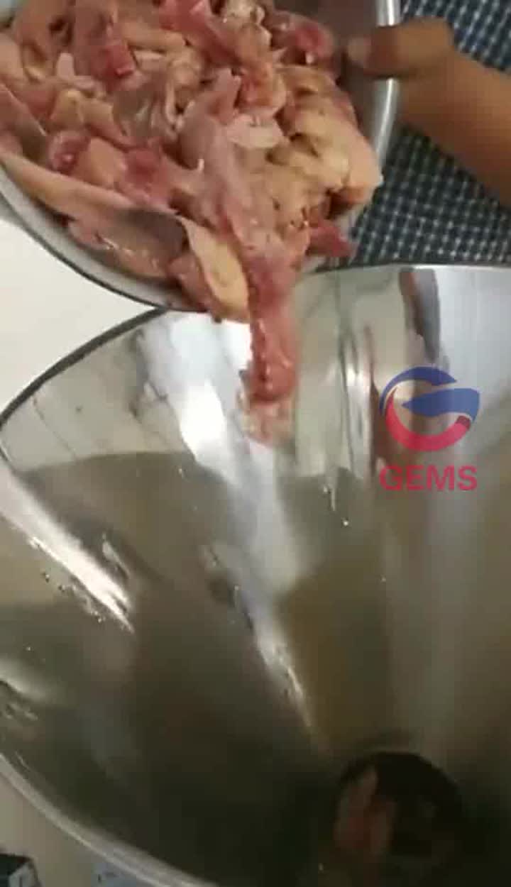 máquina de molienda de barro de carne