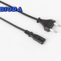 Custom Electric Wire with Euro Standard 2 Pin Plug to IEC C7 AC Power Cord1