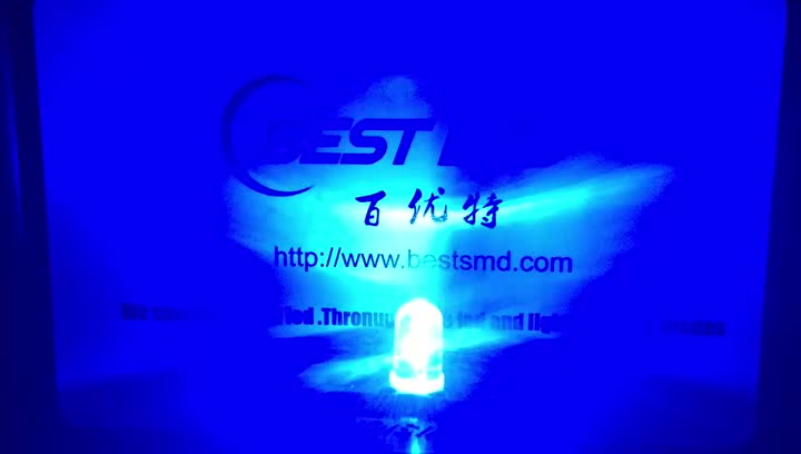 LED Blue LED parpadea de 5 mm LED intermitente azul