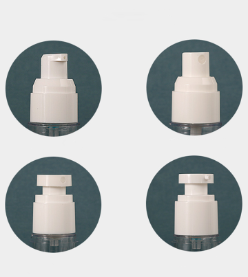 Different cosmetic bottles Press heads pumps