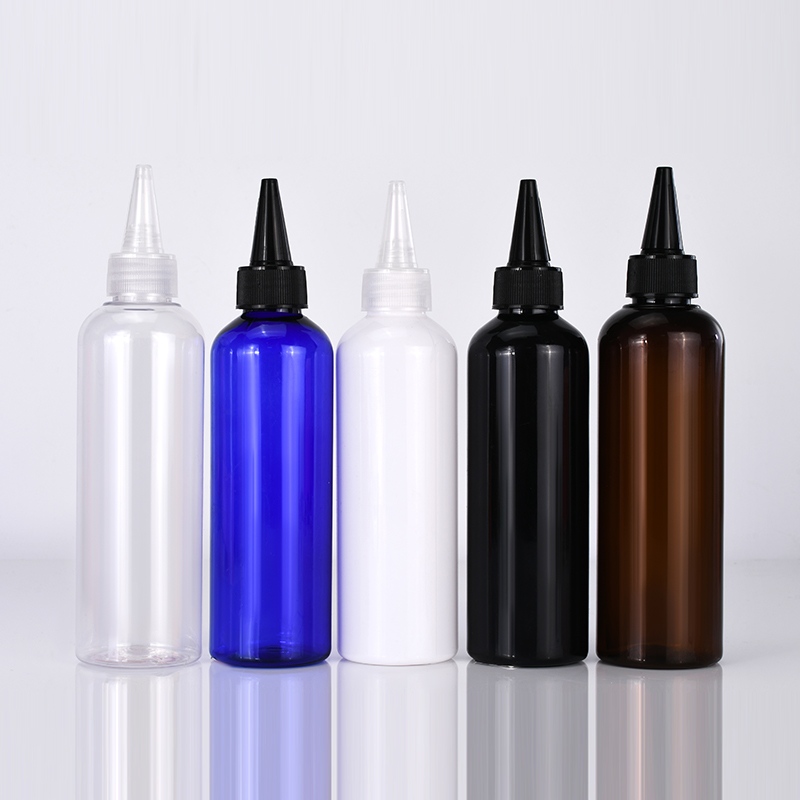 Plastic Hair Oil Bottles