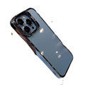 OEM PC Full Protective Electroplated Flip Cover for iPhone 14 Pro Max with Holder1