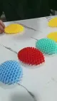 Mainan penyahmampatan fidget cacing berwarna -warni