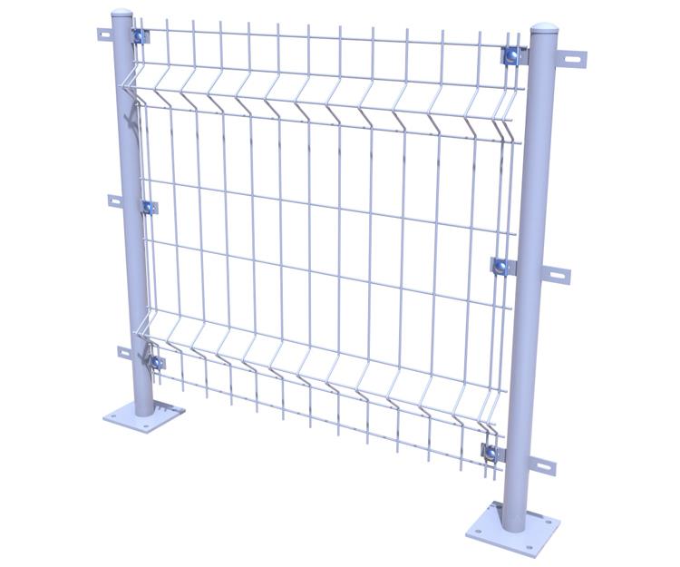 Zaun für Häuser 3D -Drahtgitterzaun1