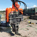 Excavator Vibro Hammer Sheet Pile Driver Casing1