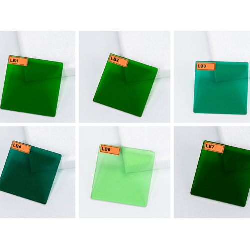 Scénarios d'application pour la sélection du verre augmentant la température de couleur du type d'absorption