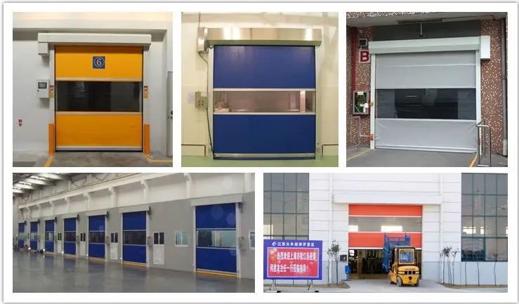 PVC high speed door