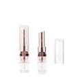 Transparent Lid Metallic Rose Gold Square Lipstick Tubes for Cosmetic Packaging1