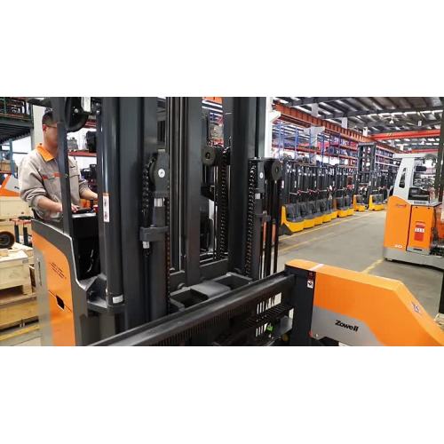 VDA  forklift fork rotation video