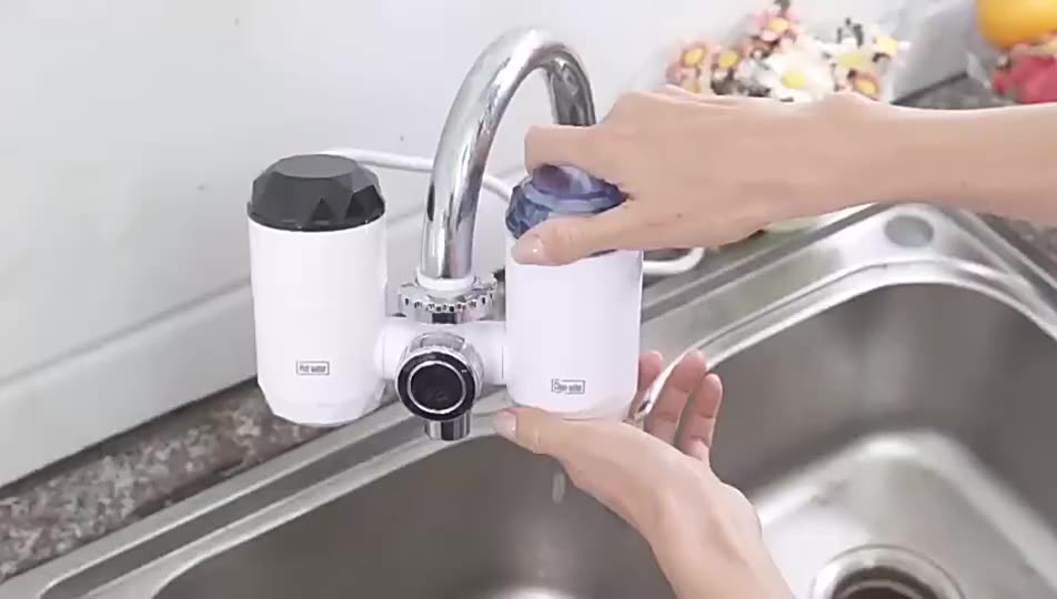 2023 BESTE VERKOOPEN 2 IN 1 ZUIVING CERAMIEK TUNTEN WATERPURIFIER EN INSTUURENDE WATWATER TAP ELEKTRISCHE GEZONDHEIDSKRIJK VOOR KEUKEN1