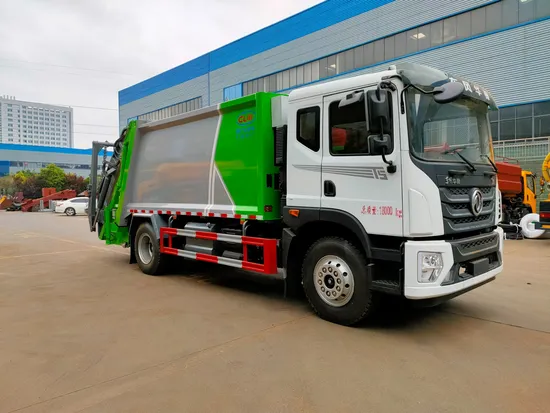 Lori Tolak Pemadatan Dongfeng 4X2 14cbm Berkualiti Tinggi1