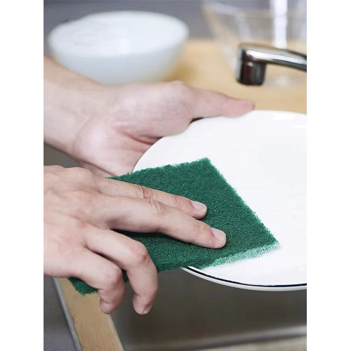 What is the production process of scouring pad?