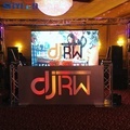 Professional Dj Booth Stage Portable LED Wall Display Cabinet with 3.9mm Indoor Backdrop for Nightclubs and Events1