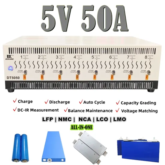5V 50A LiFePO4 Nca Ncm Lithium Ion Battery Cell Auto Charge Discharge Battery Grading and Formation Tester Cycler1