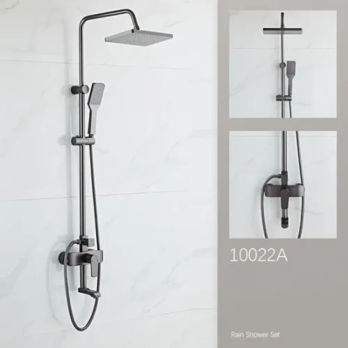 Manufacturers Wholesale White Aluminum Hot Cold Water Shower Column for Bathroom1