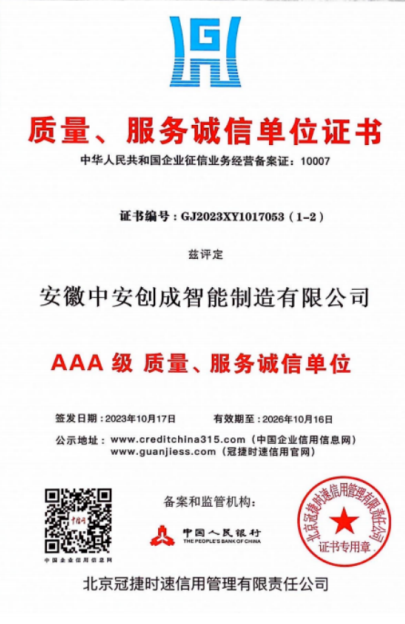 Quality and Service Integrity Unit Certificate