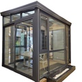 Patio Interior Aluminum Noiseless Double Glazed Glass Design Bathroom Sunroom1