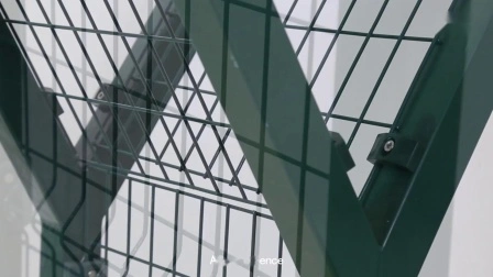 Y Tipo Post Green PVC Fence a rete aeroportuale rivestito in PVC1