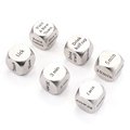 Custom D&D 16mm Stainless Steel Dice Set with Engraved Logo1