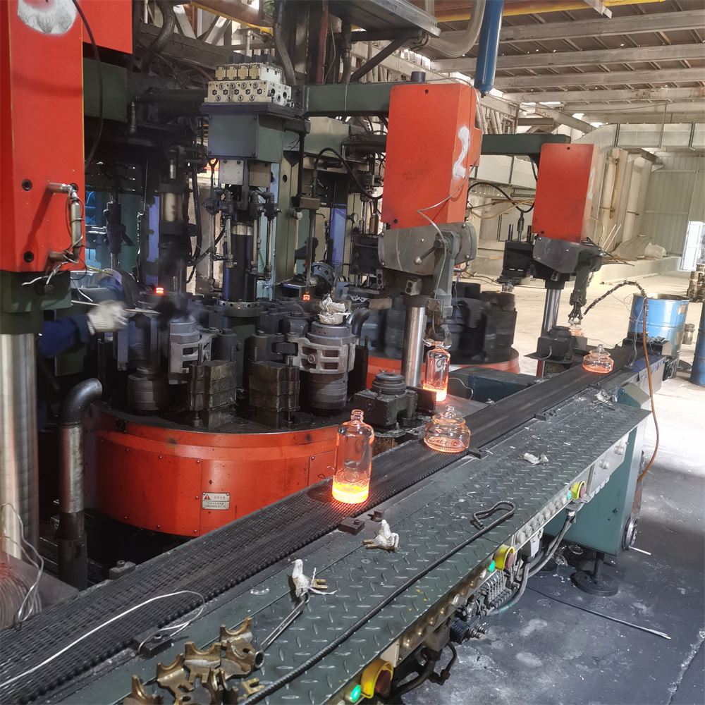 Glass bottle production line