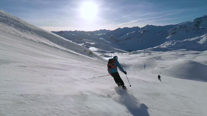 Émission vidéo de ski