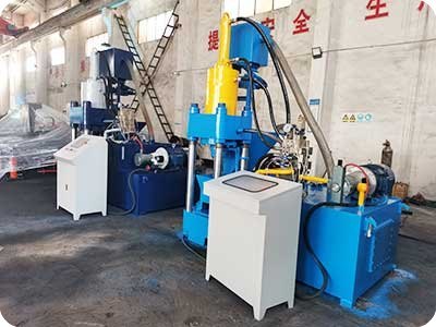 Máquina de briqueta de chips de fundición de hierro