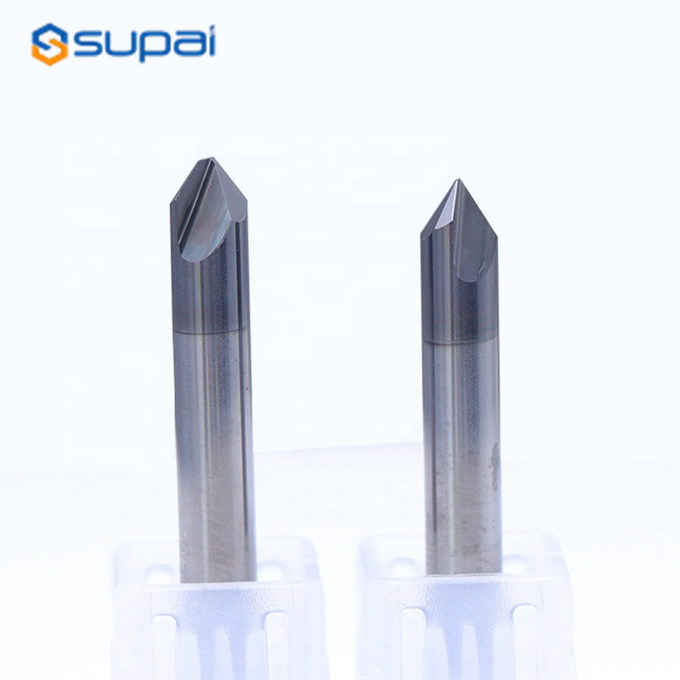 CNC Endmill Carbide 3 Flute Chamfer Tool Milling Cutters For Steel,Angle X Diameter 8X90 Degree 1