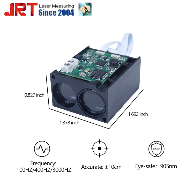 200m contínuo lidar levantando sensor de tof