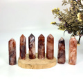 Wholesale Bulk Red Fire Quartz Healing Stone Tower Point1