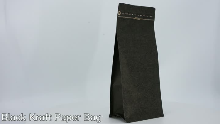 Musta Kraft Paper Bag