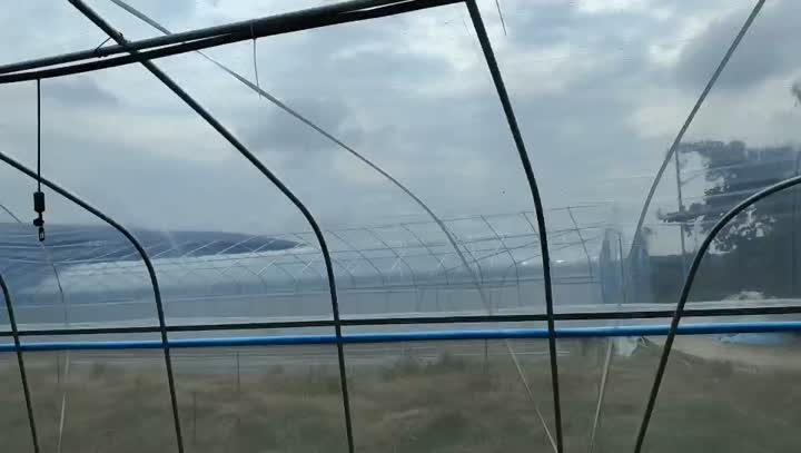 Цяпліца з круглай сталёвай трубой з адным пралётам