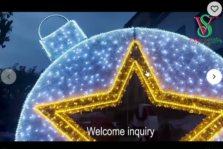 Holiday-Event Outdoor LED Ball Arch Lights