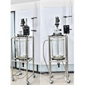 GG-17 Glass Reactor: Heating and Cooling Circulator Mixer with Jacketed Reaction Flask1
