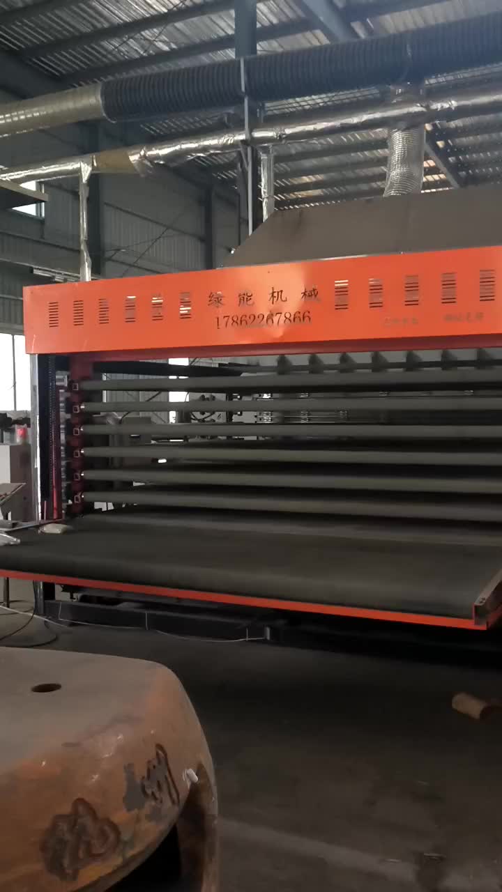 Hot Press Machine para madera de chape Linyi Jiu Heng Wood