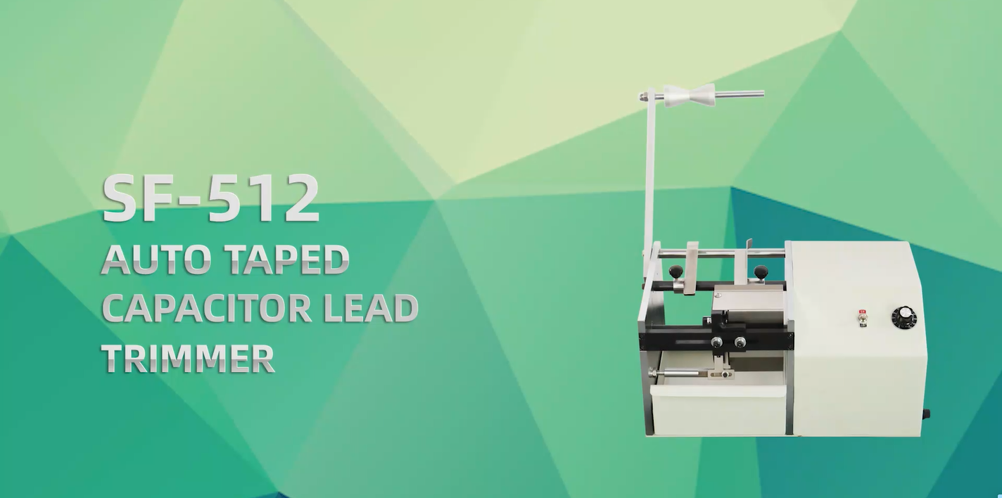 SF-512 Automatic Taped Capacitor Lead Trimmer