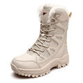 Best-Selling Women's Outdoor Snow Boots: Calf Winter Warm Boots Plush Comfortable Lined Windproof Hiking Shoes for Winter Sports1