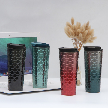 Vacuum fish scale cup