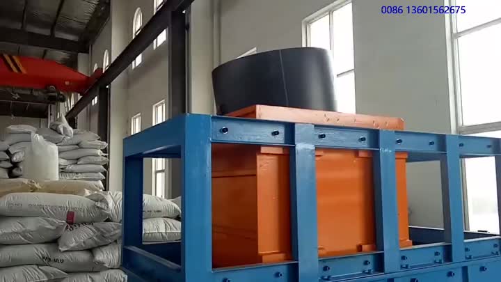 HDPE single shaft shredder