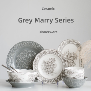 Introducing Our Latest: Grey Tableware in the Mary