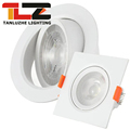 OEM ODM SKD Indoor Round Square White Ceiling Recessed Spotlight ABS Plastic Downlight Lamp1