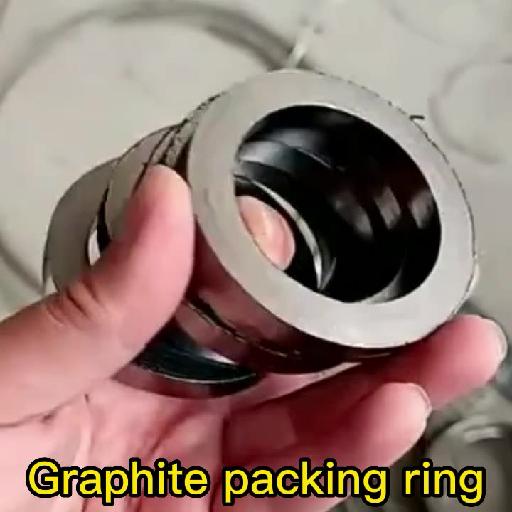 High Quality High Temperature Resistance Graphite Gland Packing Ring1