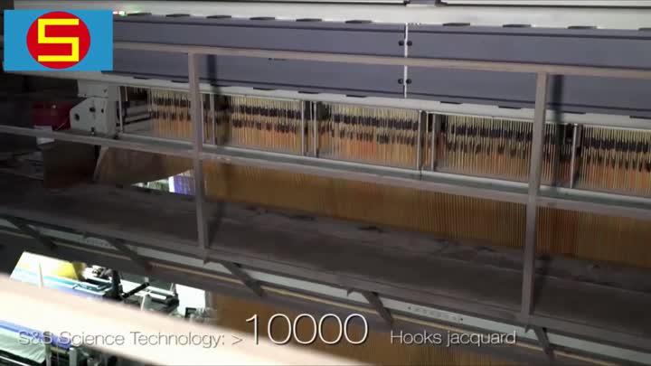 S&amp;S Machine de tissage Jacquard informatisé 10240 crochets