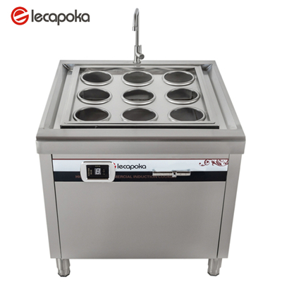 380V 20kw high quality stainless free standing 9 holds pasta cooker restaurant electric equipment for sale