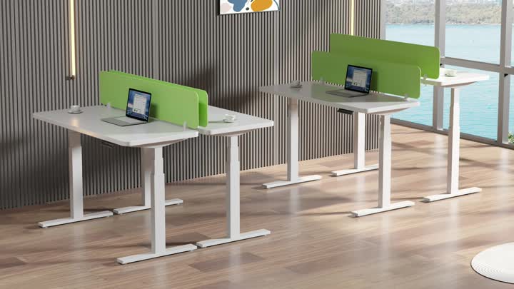 UP1A-04 Sit-Stand 3-Stage Dual-Motor Height Adjustable Desk Frame