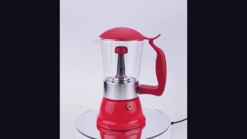 Mini manual espresso press coffee maker for stove and gas use with diamond1