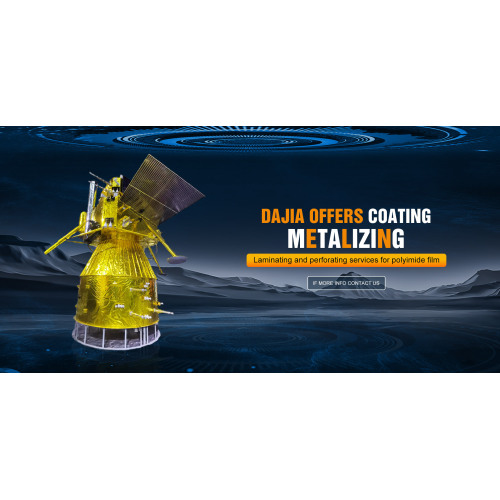 Filem poliester aluminized bersalut berganda untuk MLI Aerospace