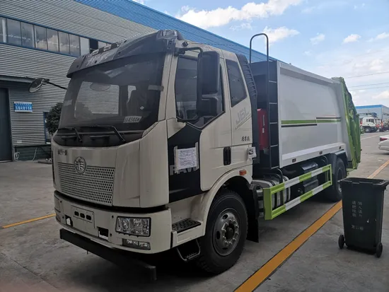 Ketibaan Baru FAW Jiefang 4X2 14cbm Trak Tolak Padat1