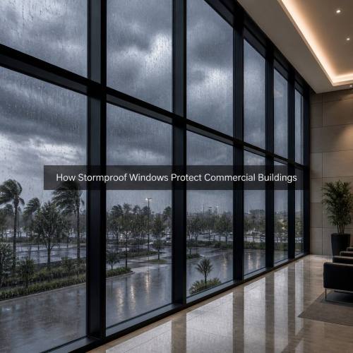 How Stormproof Windows Protect Commercial Buildings